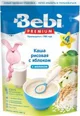 Каша молочная рисовая Bebi Premium с яблоком (4+ мес.), 200 г