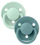 Set 2 suzete rotunde din latex BIBS De lux Nordic Mint/Island Sea (0-6 luni) foto