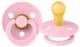 Suzeta rotunda din latex BIBS Baby Pink (6-18 luni) foto