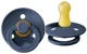 Suzeta rotunda din latex BIBS Steel Blue (6-18 luni) foto