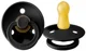 Suzeta rotunda din latex BIBS Black (0-6 luni) foto