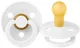 Suzeta rotunda din latex BIBS White (0-6 luni) foto
