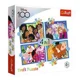 Puzzle Trefl 4 in 1 Lumea fericita Disney foto