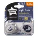 Соска cиликоновая ортодонтическая Tomme Tippee ночная (6-18 месяцев), 2 шт.