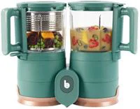 Robot multifunctional Babymoov Nutribaby Glass 4 in 1 din sticla si otel inoxidabil