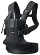 Marsupiu anatomic BabyBjorn One Air Black, 3D Mesh