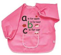 Sort cu maneci pentru activitati BabyJem ABC Roz