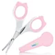 Foarfece pentru copii cu protectie BabyJem Roz