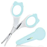 Foarfece pentru copii cu protectie BabyJem Albastru