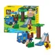 Set de constructie Blocki Mubi Aventura in Jungla, 21 el.