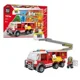 Set de constructie Blocki Camion de pompieri cu macara, 158 el.