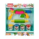 Set pasta de modelat cu unelte Crafy Dough Multi Tool, 6 elemente