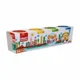 Set pasta de modelat Crafy Dough, 4 buc.