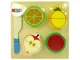 Деревянный игровой набор Lean Toys для нарезки фруктов, 4 шт.