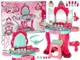 Set de frumusete Lean Toys Oglinda cu scaun si accesorii foto