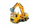 Jucarie constructor Funky Toys Excavator (sunet si lumini)