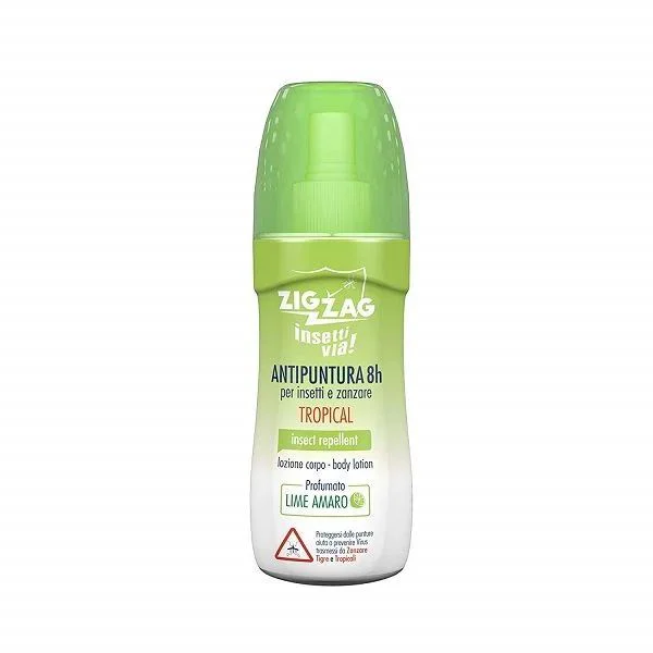 Spray repelent impotriva tintarilor si capuselor Zig Zag Tropical, Lime