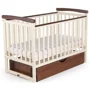 Детская кроватка Eucalyptus Charlene-Combi Premium Ваниль/Орех
