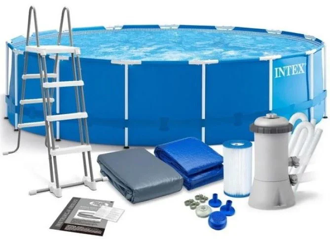 Piscina cu cadru Intex 457x457x122 cm foto