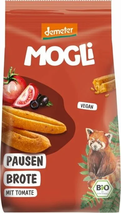 Grisine MOGLI Bio cu tomate, 50 g