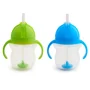 Set de sticlute cu pai Munchkin Albastru/Verde (200 ml)