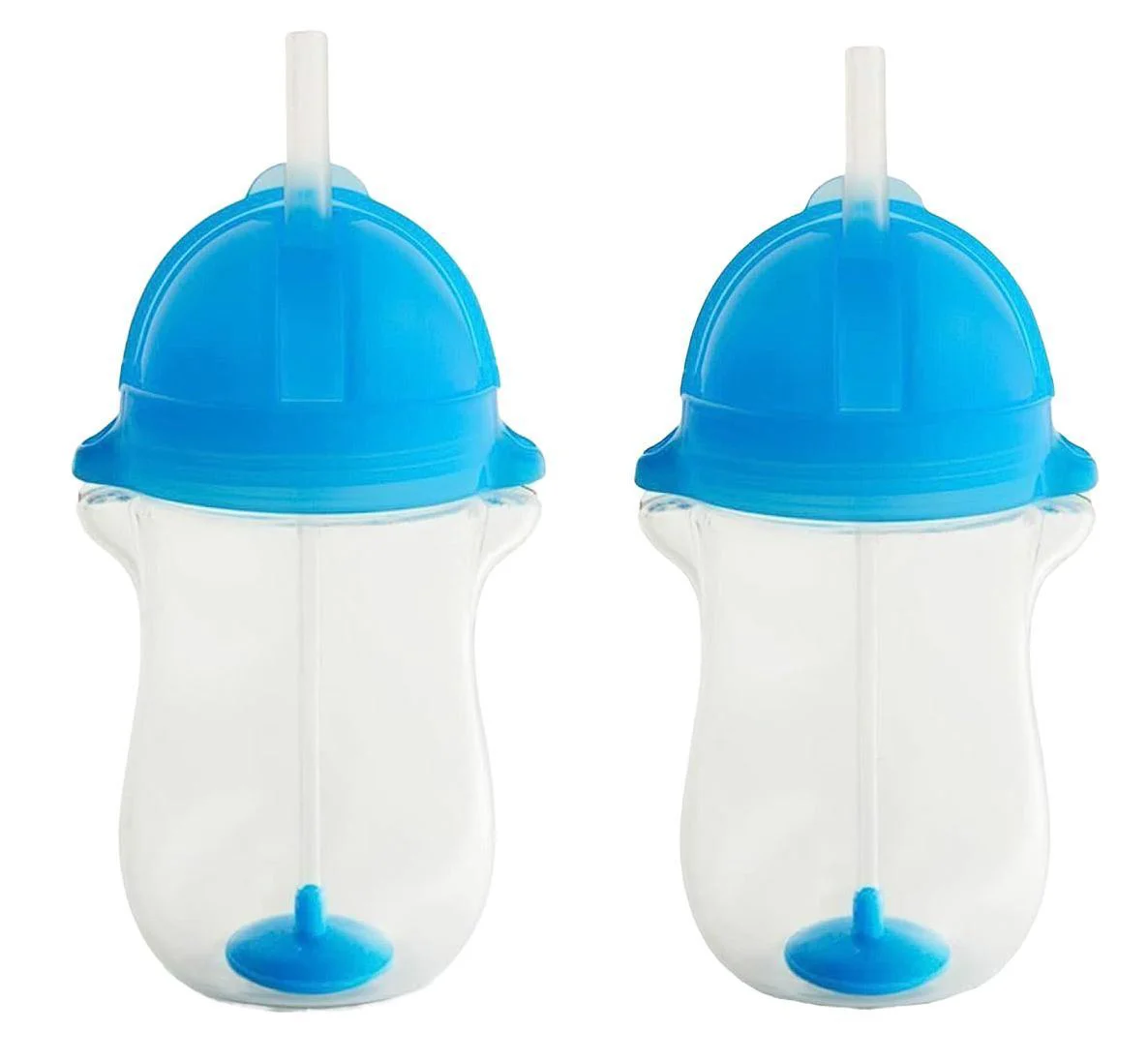 Set de sticle cu pai Munchkin Albastru (300 ml)