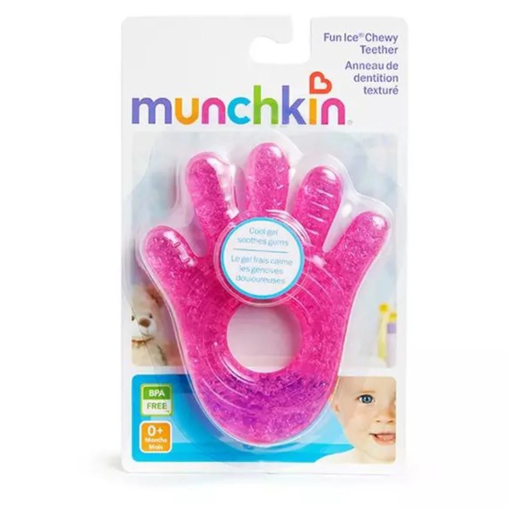 image for Jucarie pentru dentitie Munchkin Fun Ice Chewy, Roz foto