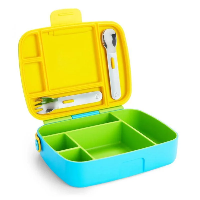 Recipient pentru pastrarea hranei Munchkin Bento, Verde