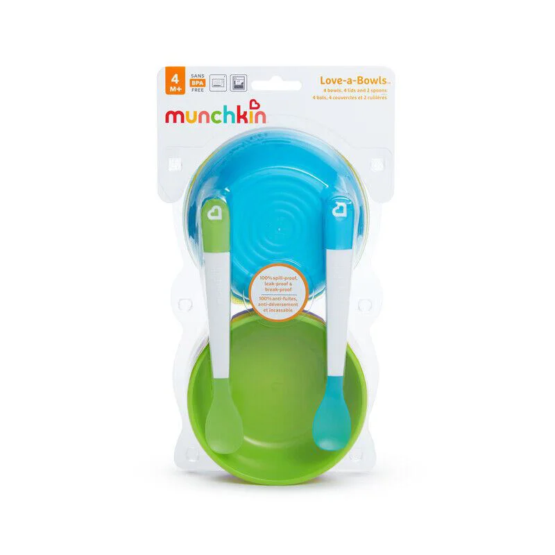 Set de recipiente Munchkin Love-a-Bowls