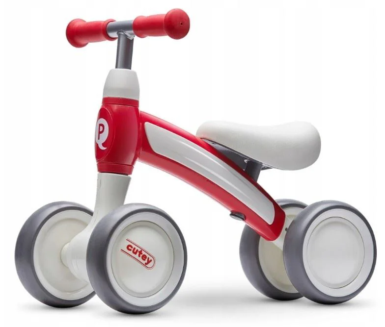 Bicicleta fara pedale Qplay Cutey, Rosu