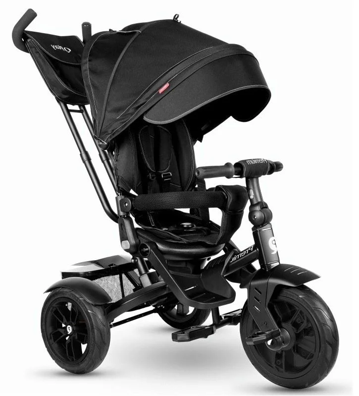Bicicleta pentru copii Qplay Premium, Negru