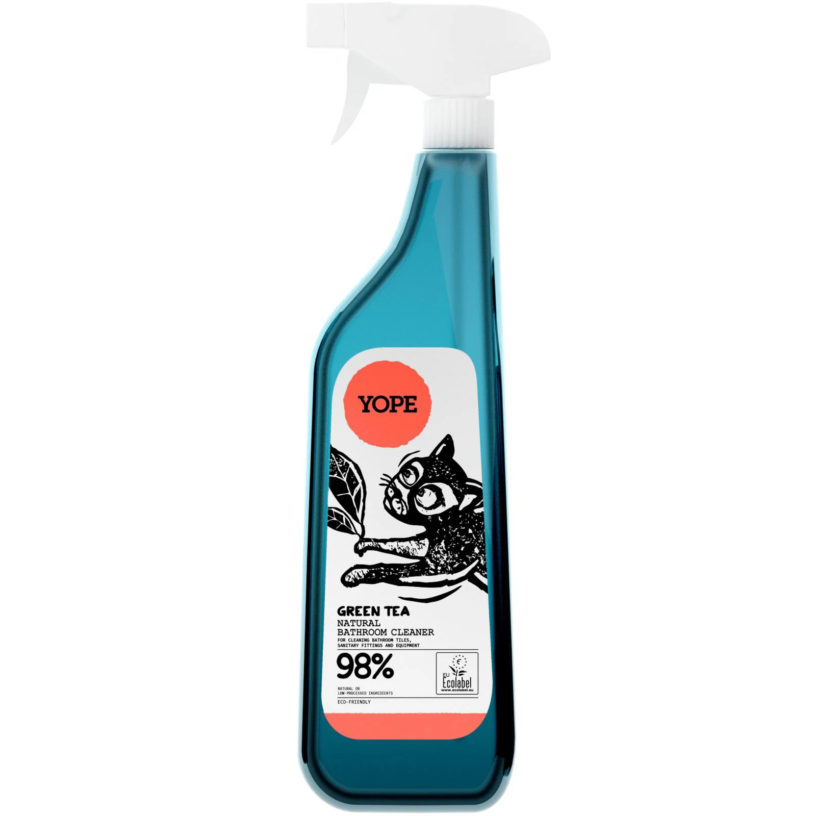 Solutie de curatare baie Yope Ceai verde, 750 ml