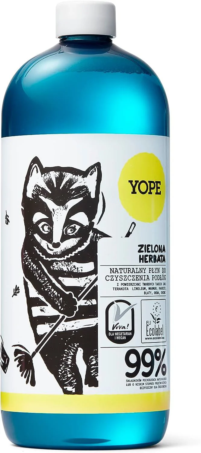 Solutie pentru podea Yope Ceai verde, 1000 ml