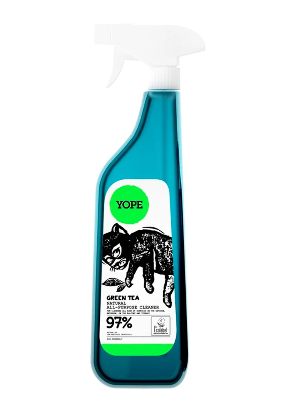 Solutie universala pentru curatare Yope Ceai verde, 750 ml