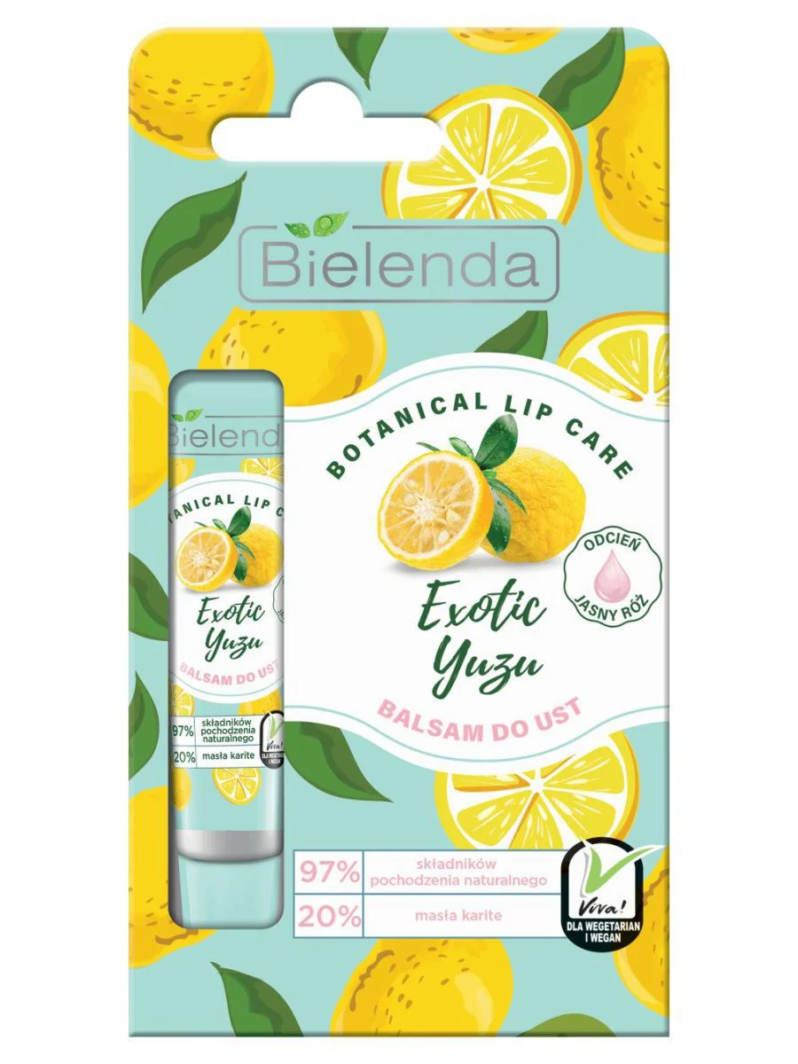 Balsam de buze Bielenda Botanical Exotic Yuzu, 10 g