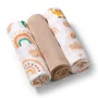 Пелёнки из муслина BabyOno Радуга, 3 шт.
