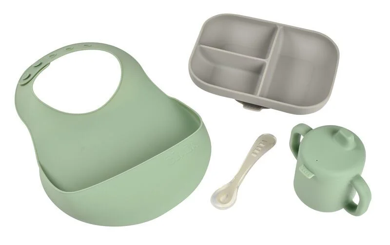 Set de masa din silicon Beaba Essentials