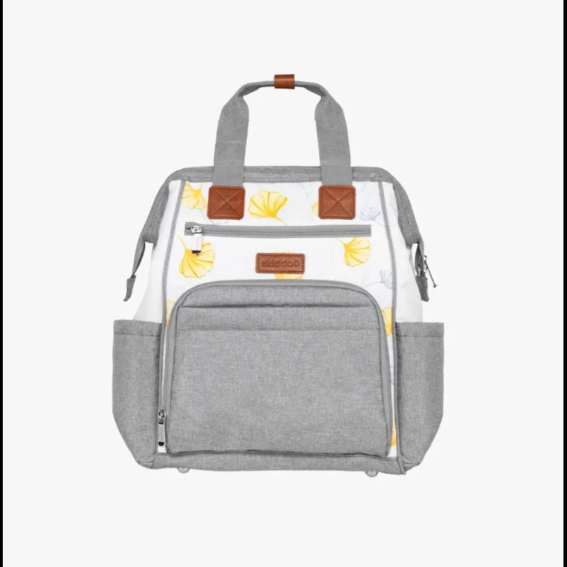 image for Rucsac pentru mame Skiddou Astrid Galben/Gri foto