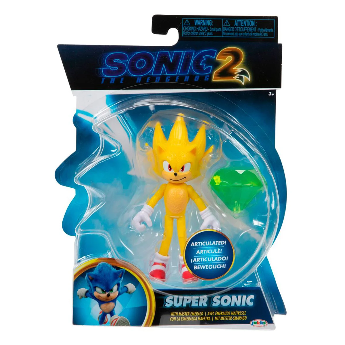 Figurina cu articulatii Sonic the Hedgehog Sonic 2, 10 cm