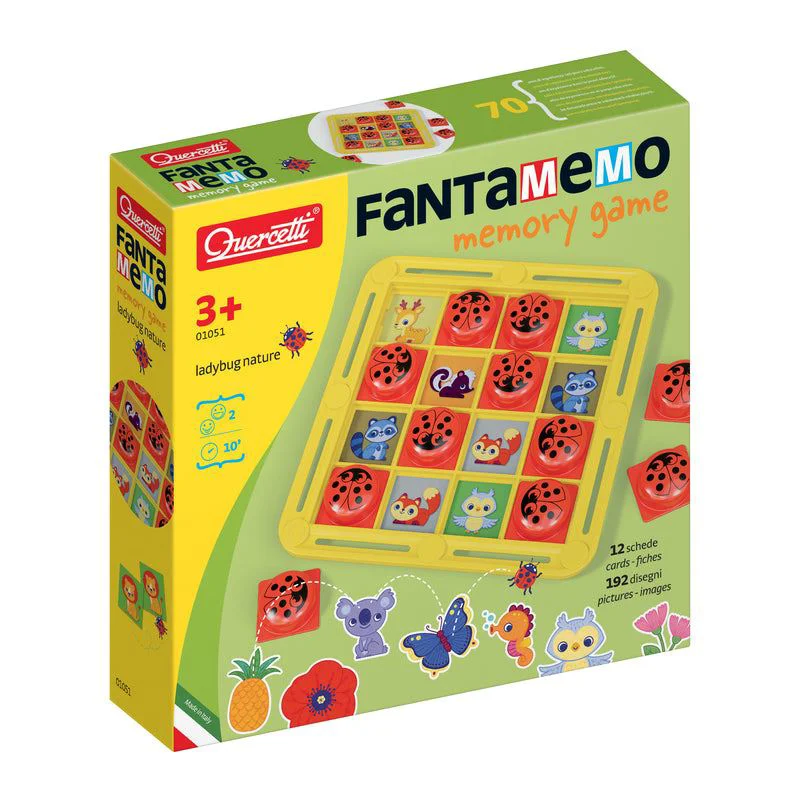 Игра на запоминание Quercetti FantaMemo Ladybug Nature