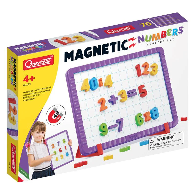 Магнитная доска  Quercetti  Magnetino с цифрами 48 эл.