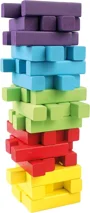 Деревянная игра Bino Нестабильная башня, 60 эл.