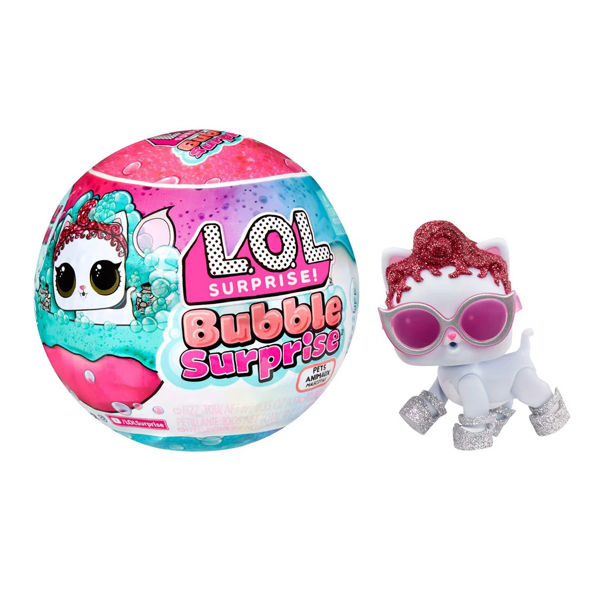 image for Papusica animalut L.O.L. Surprise! Color Change, Bubble Surprise S3 foto