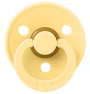 Suzeta rotunda BIBS Pale Butter din latex (6-18 luni) foto