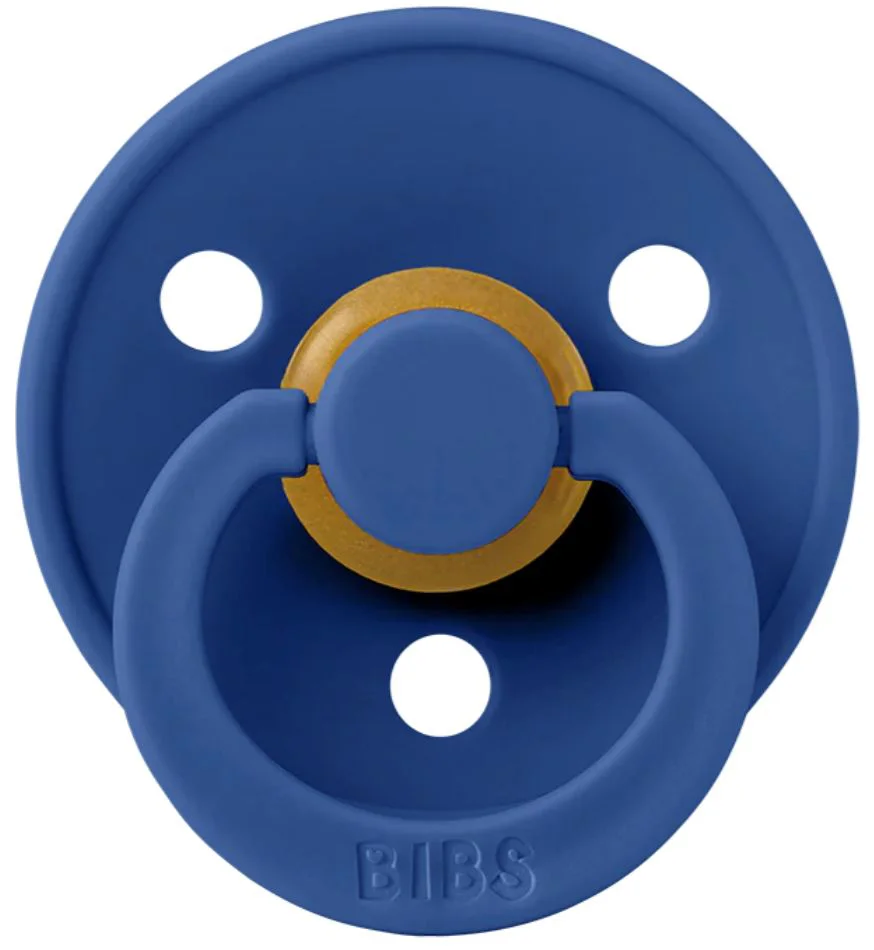 Suzeta rotunda BIBS Cornflower din latex (6-18 luni) foto