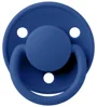 Suzeta rotunda BIBS De Lux Cornflower din silicon (0-36 luni) foto