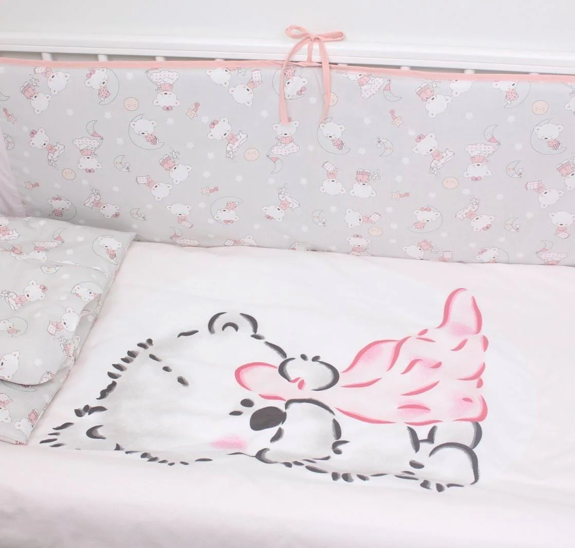 Lenjeria de pat PernaMea Teddy Love Roz