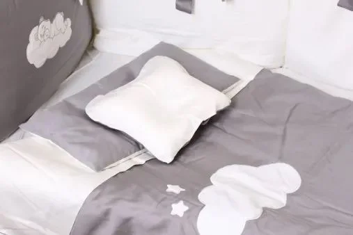 Lenjeria de pat PernaMea Satin Gri