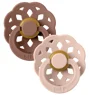 Set 2 suzete rotunde din latex BIBS Boheme Woodchuck/Blush (0-6 luni) foto