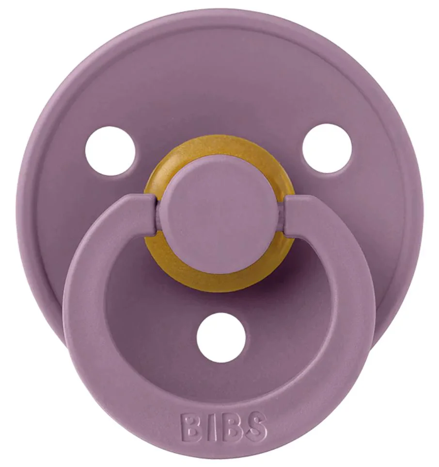 Suzeta anatomica BIBS Mauve din latex (6-18 luni) foto